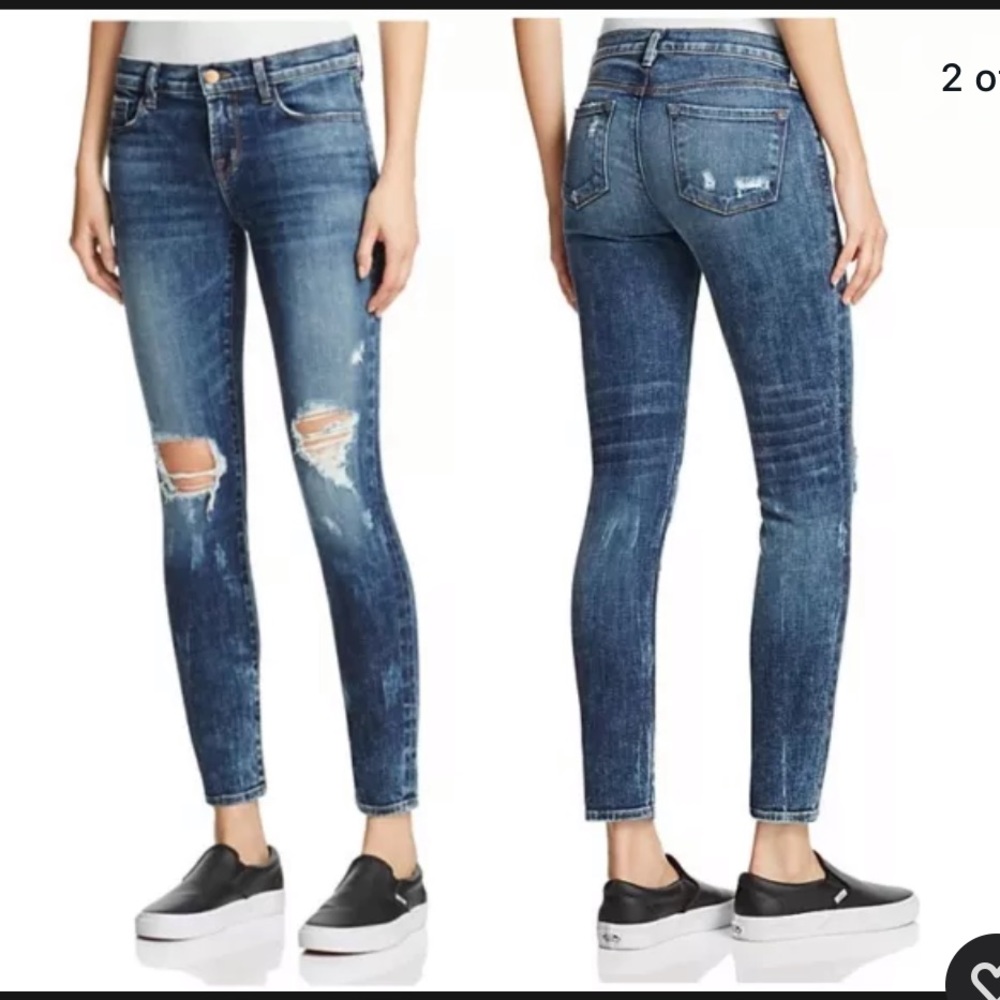 JBrand 620 Mid Rise Jean in Dark Erosion Sz24